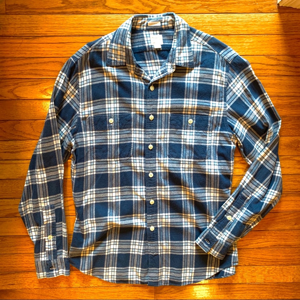 J. Crew Men’s Flannel Botton Down Shirt